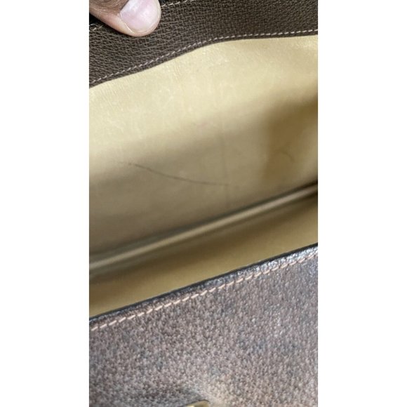 GUCCI Italy Supreme 16" Vintage Professor Lawyer Attorney Briefcase Attache Bag - Picture 5 of 15